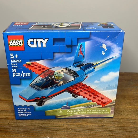 New In Box Lego City 59 Piece Stunt Plane 60323 - Picture 1 of 4